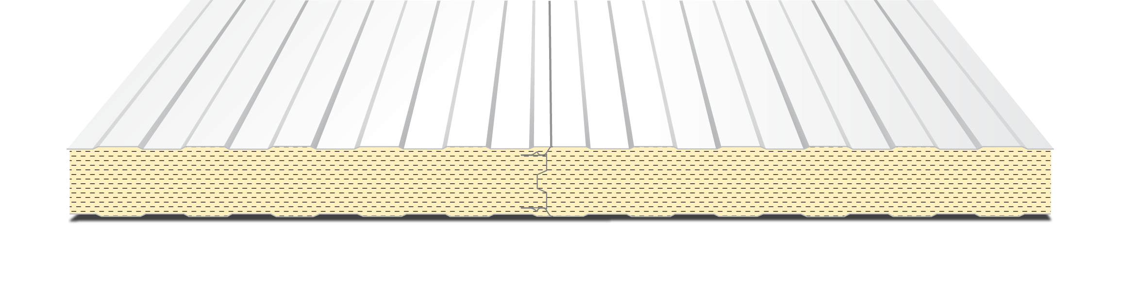 แผ่นฉนวน PSF แบบแผ่นลอนของ S-PANEL